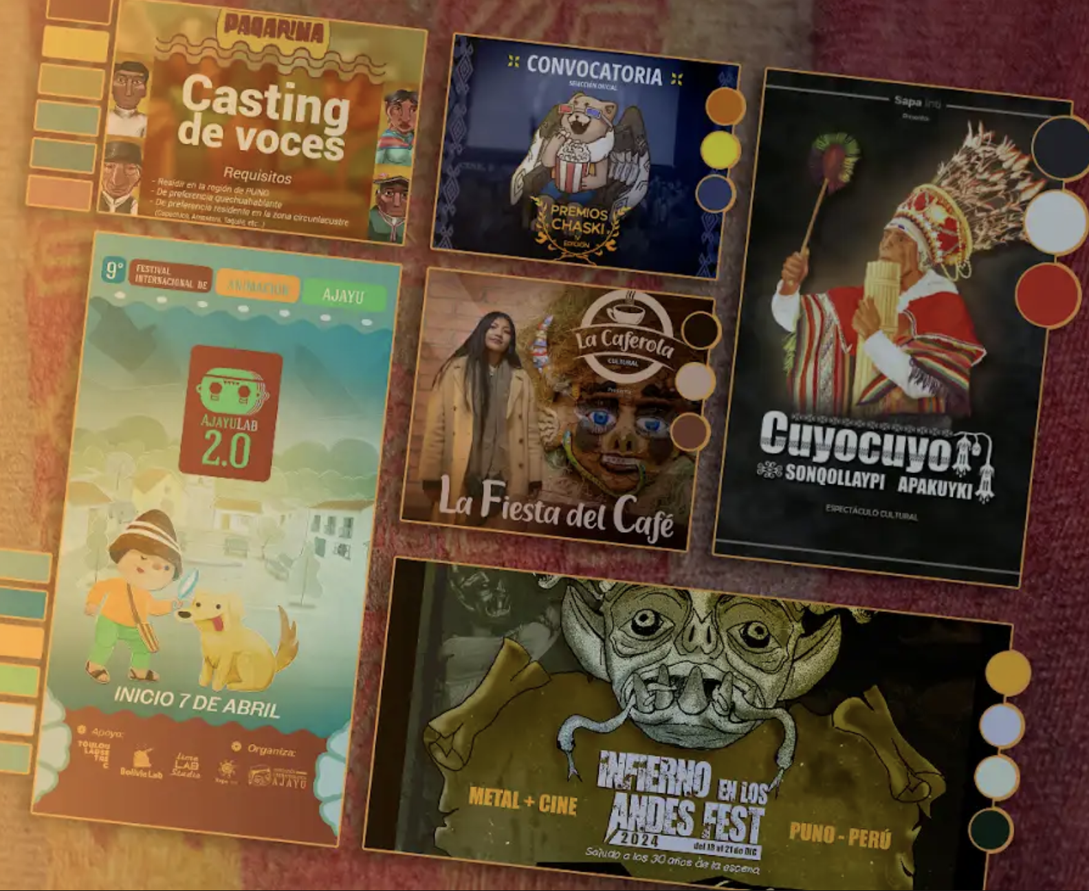 Kimsa Puriykuna: identidad visual para proyectos culturales